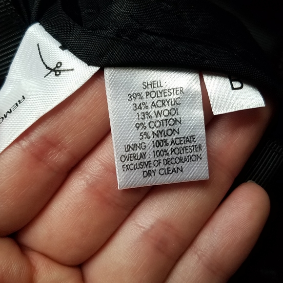 Ann Taylor LOFT Black Gold Metallic Overlay Skirt - Picture 5 of 5